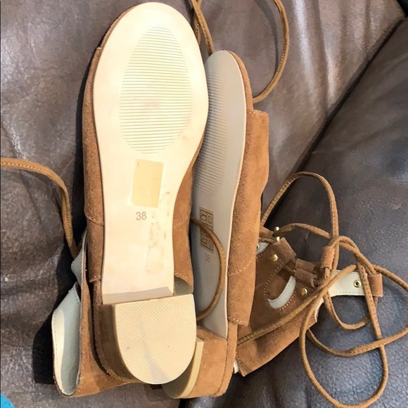 Brown suede sandals - Picture 2 of 2